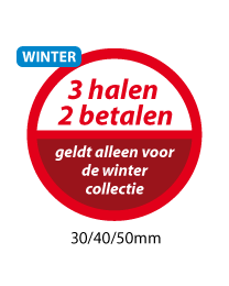 productstickers 3 halen 2 betalen winter STV-034