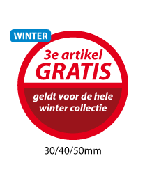 productstickers 3e artikel gratis winter STV-025