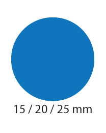 blanco stickervel STV-051 blauw
