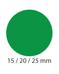 blanco stickervel STV-051 groen