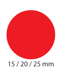 blanco stickervel STV-051 rood