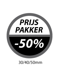 productstickers prijs pakker  STV-049