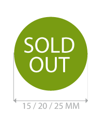 productstickers sold out rond STV-019