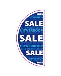 Etalage sale uitverkoopsticker
