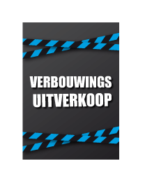 Poster verbouwings uitverkoop PO-044