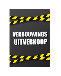 Poster verbouwings uitverkoop PO-044