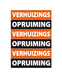 Poster verhuizings-opruiming PO-026