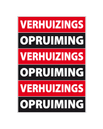 Poster verhuizings-opruiming PO-026