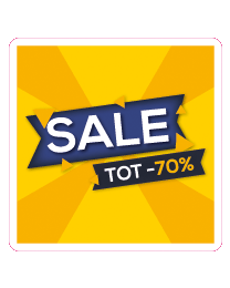 Etalagesticker sale