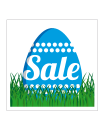 Etalagesticker pasen sale