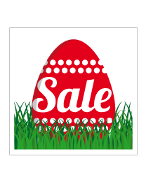 Etalagesticker pasen sale