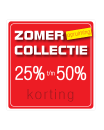 Etalagesticker zomer sale