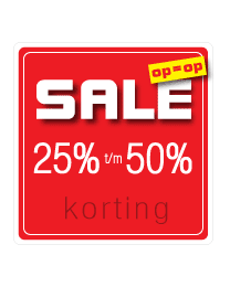 Etalagesticker zomer sale