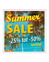 Etalagesticker summer sale 