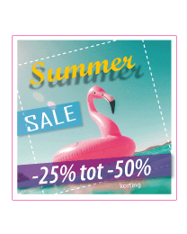 Etalagesticker summer sale