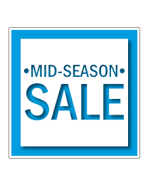 Etalagesticker mid-season sale