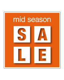Etalagesticker mid-season sale