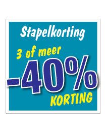 Etalagesticker stapelkorting winter blauw 4 artikel STA-121