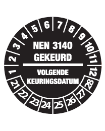 Keuringssticker KS-005