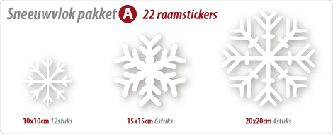 etalage sneeuwvlokken